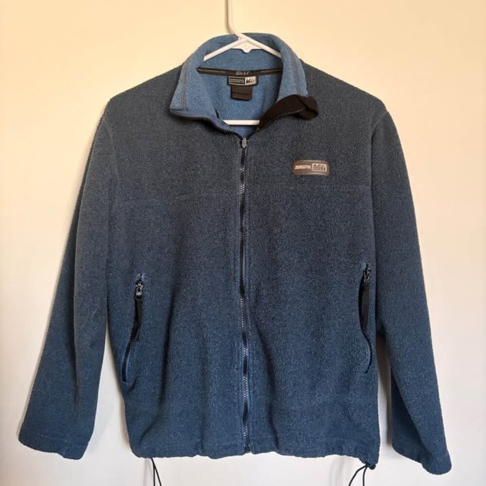 Vintage Women’s REI Fleece Zip Up Jacket (BROKEN ZIPPER) - Size M